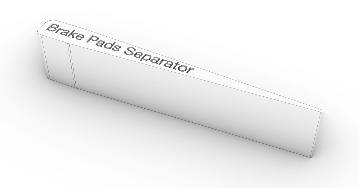 Bicycle Disc Brake Piston Separators by deralejandro Download free STL model