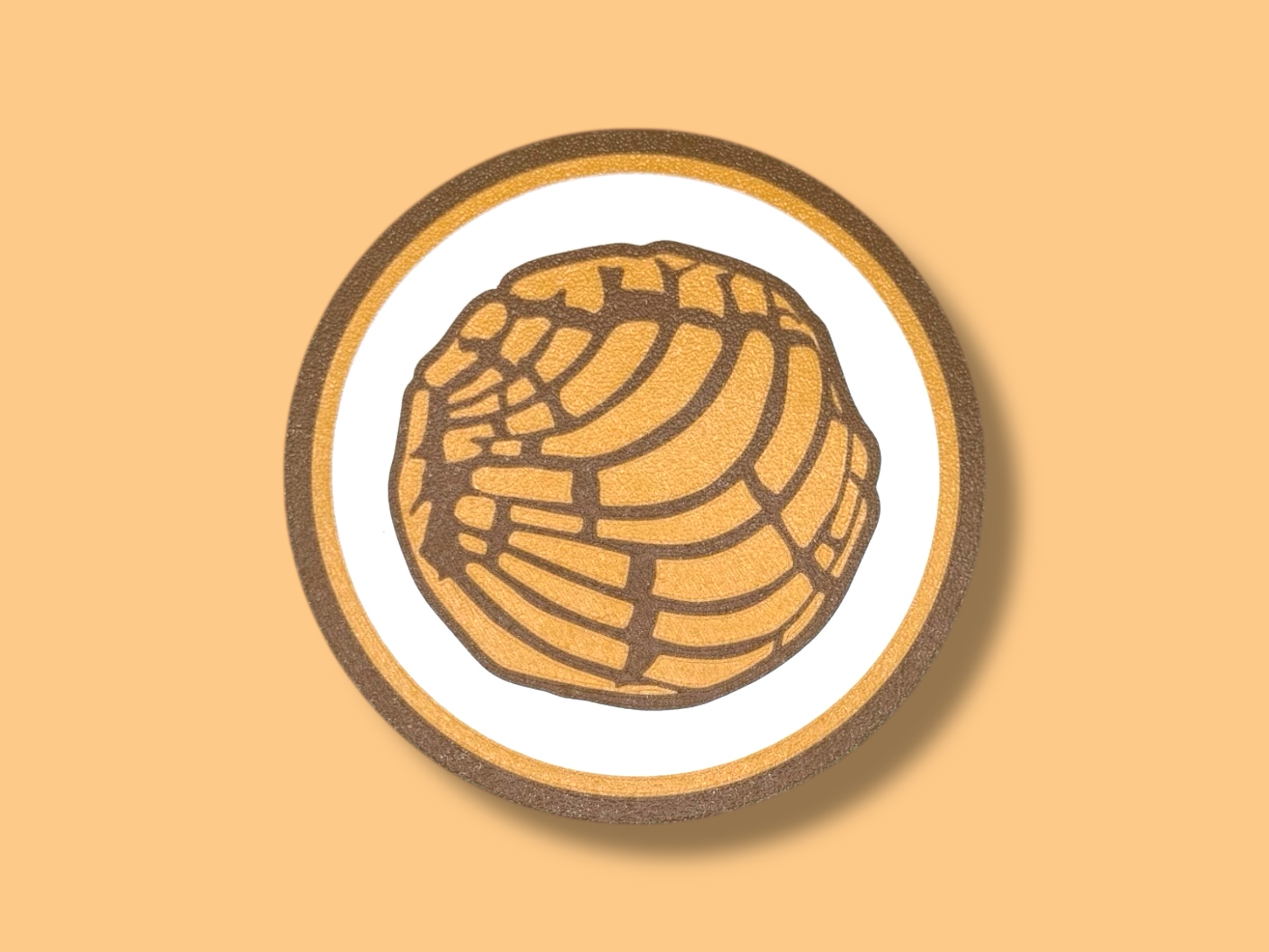 Concha Pan Dulce Coaster Set