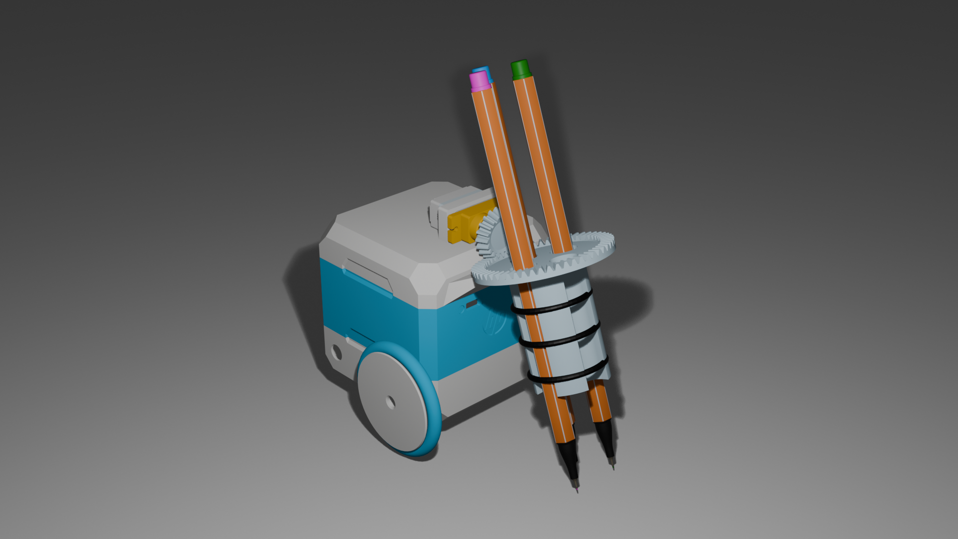 Otto the Artist 3D model