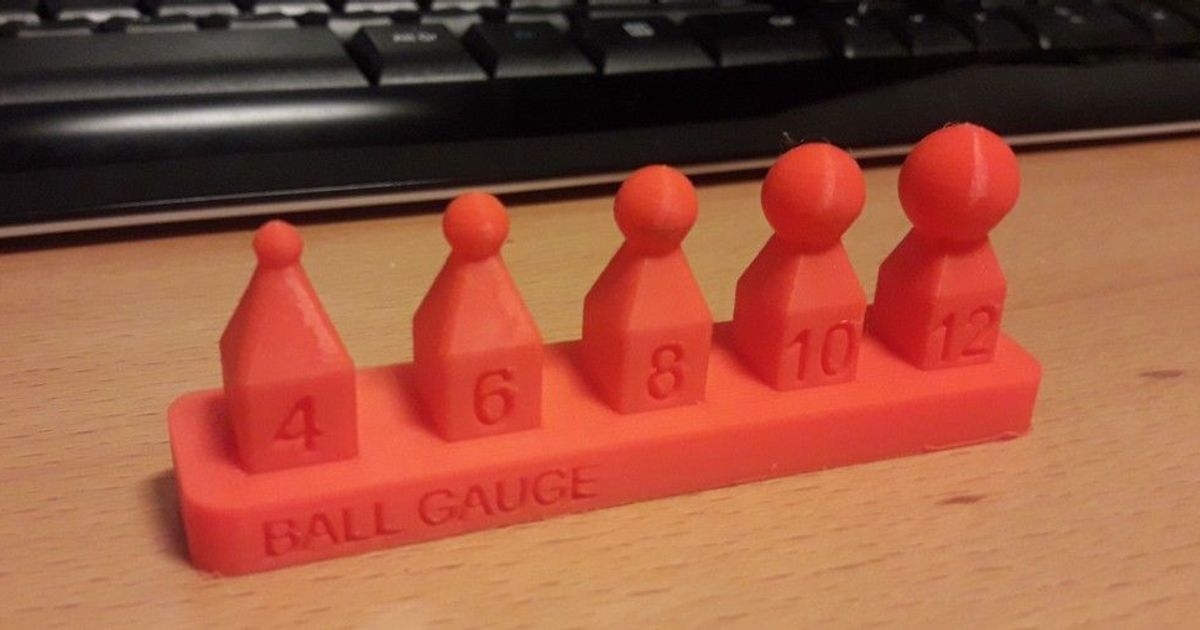 Ball Gauge by KristianLaholm Download free STL model