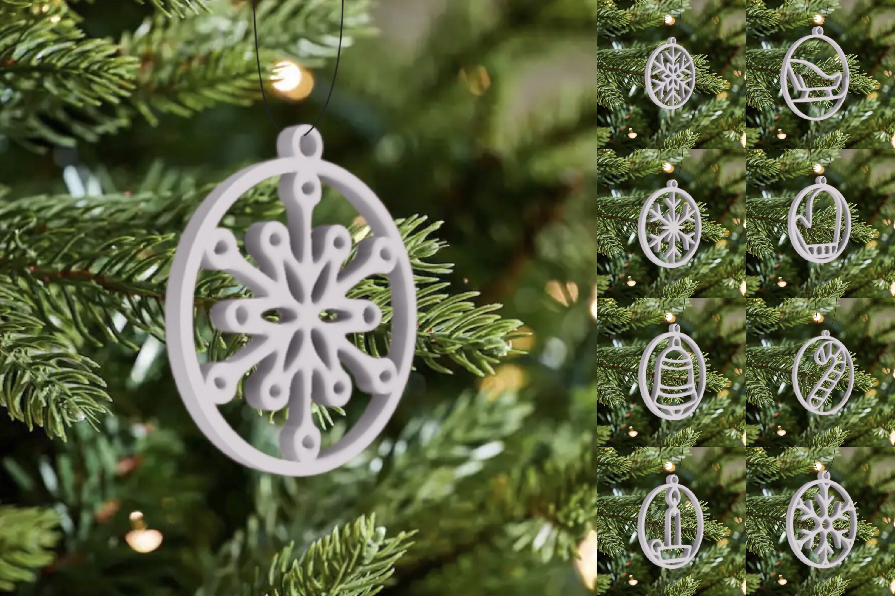 Christmas ball/decoration - snowflake3