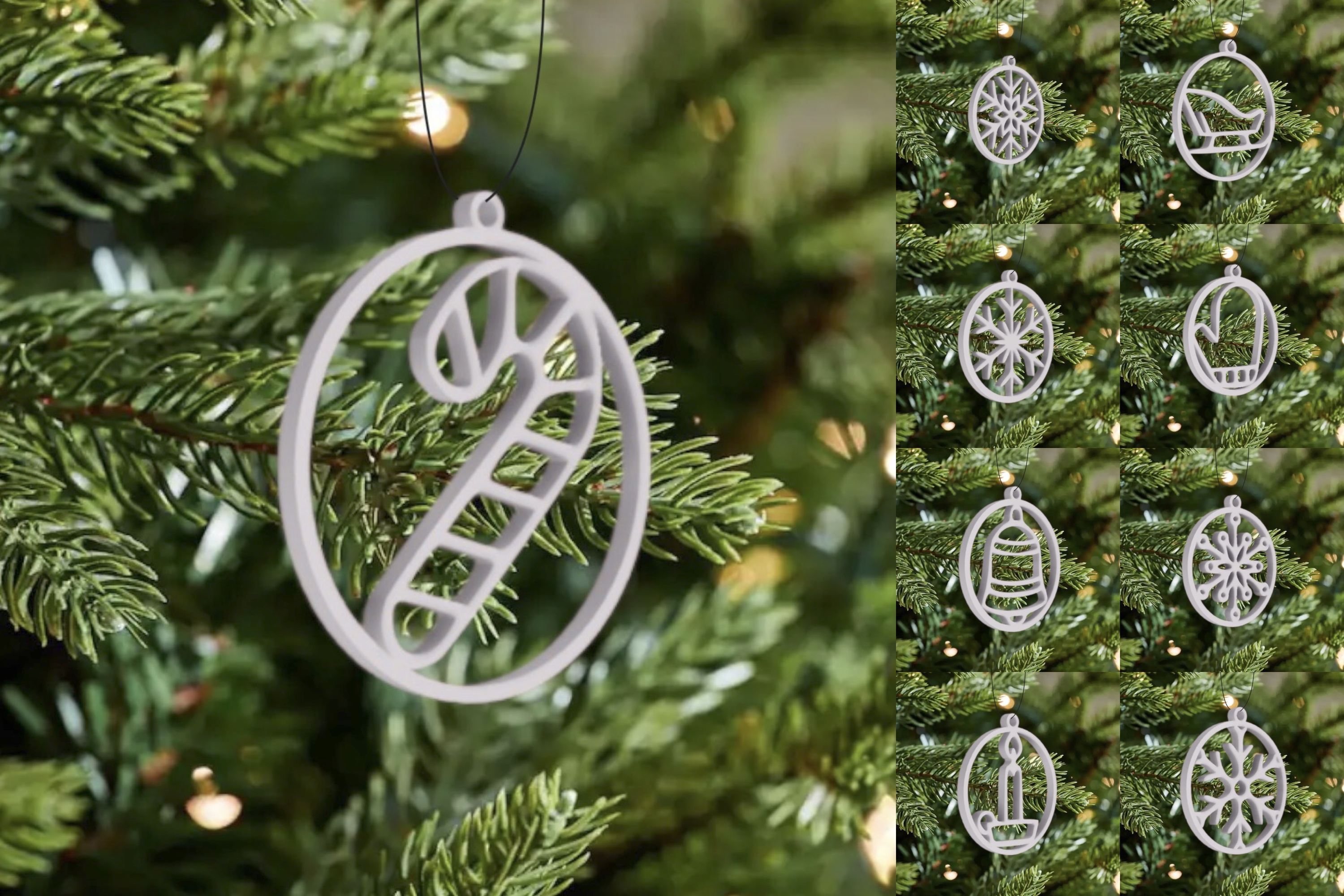 Christmas ball/decoration - candy cane