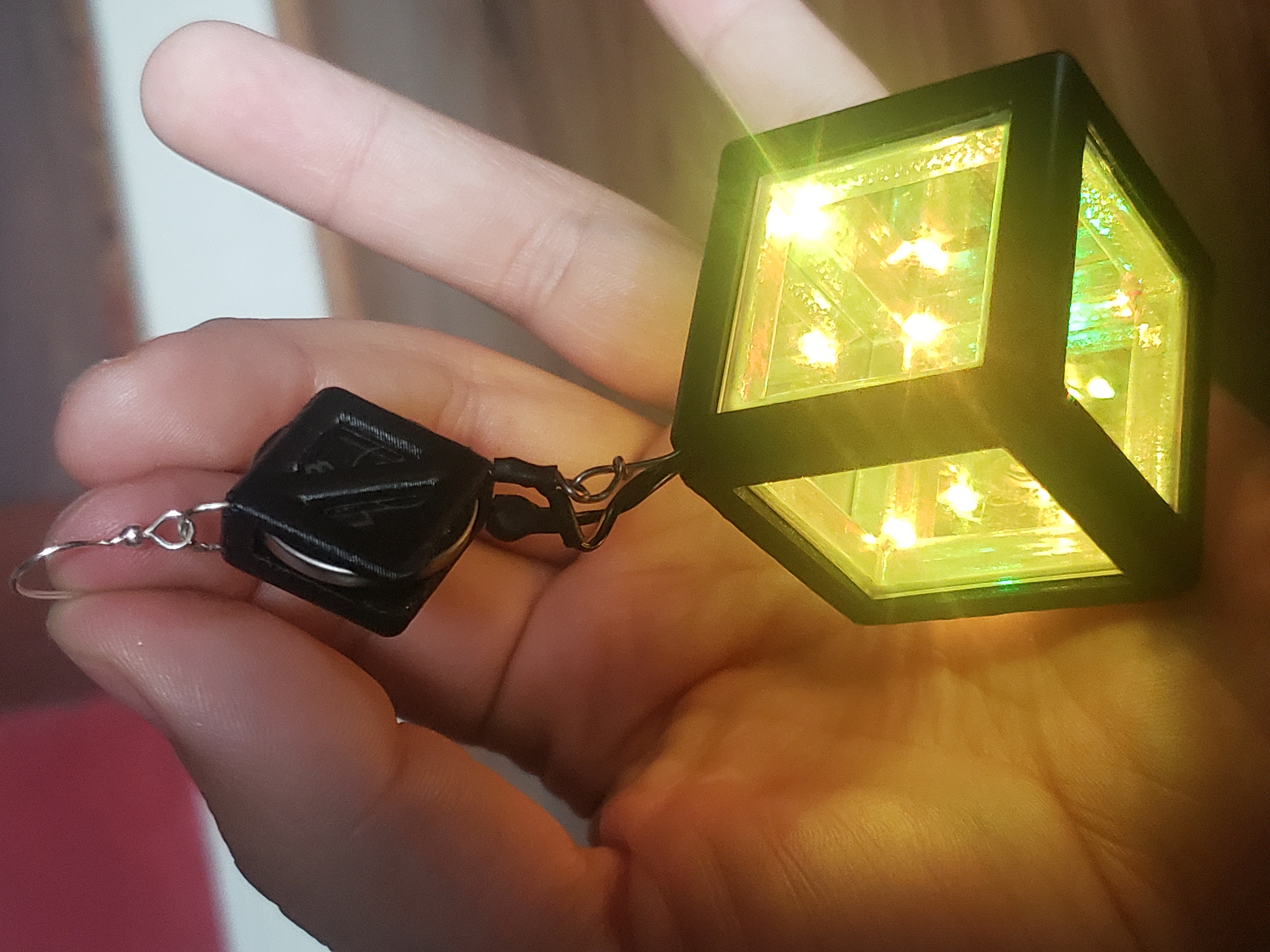 Infinity Cube Earrings