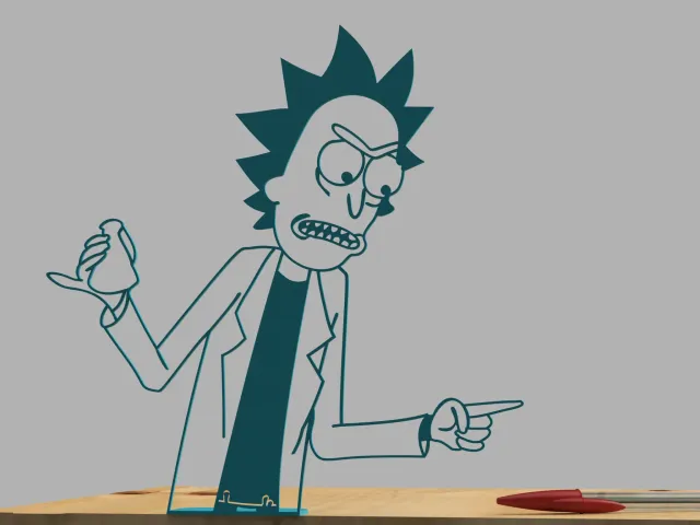 Rick from Rick and Morty