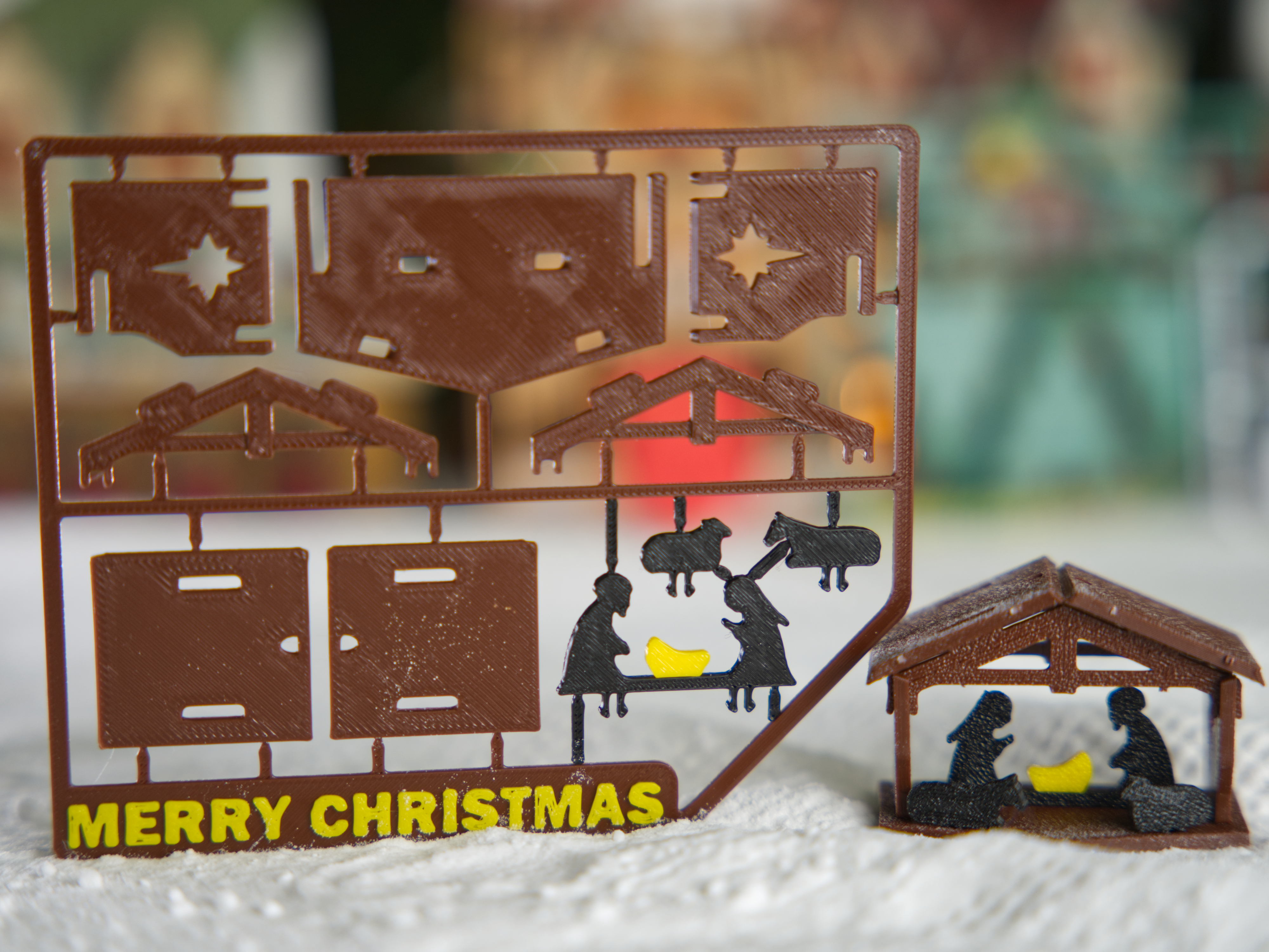 Nativity Card Kit Mulicolor