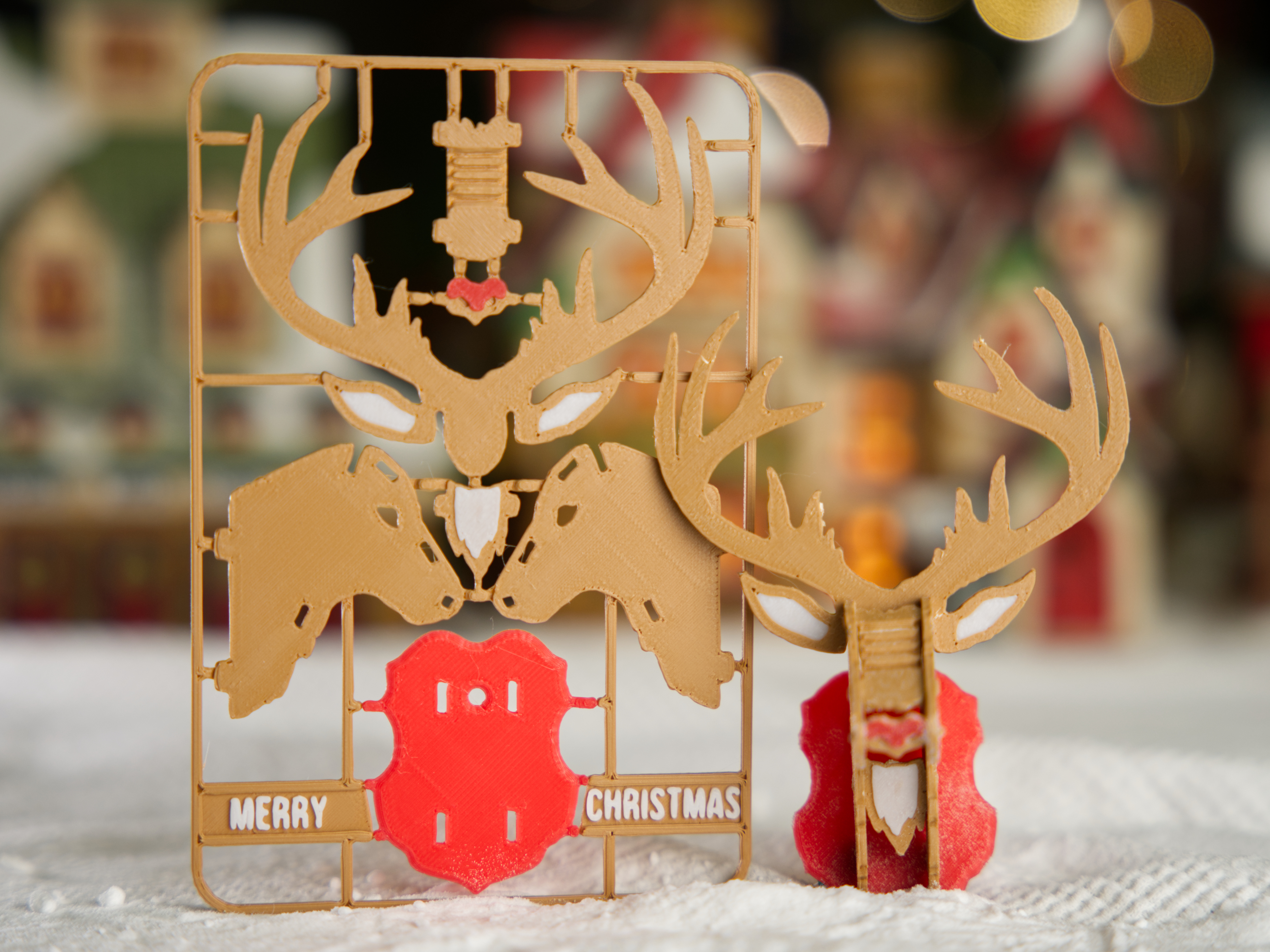 Reindeer Mount Kit Card Mulicolor
