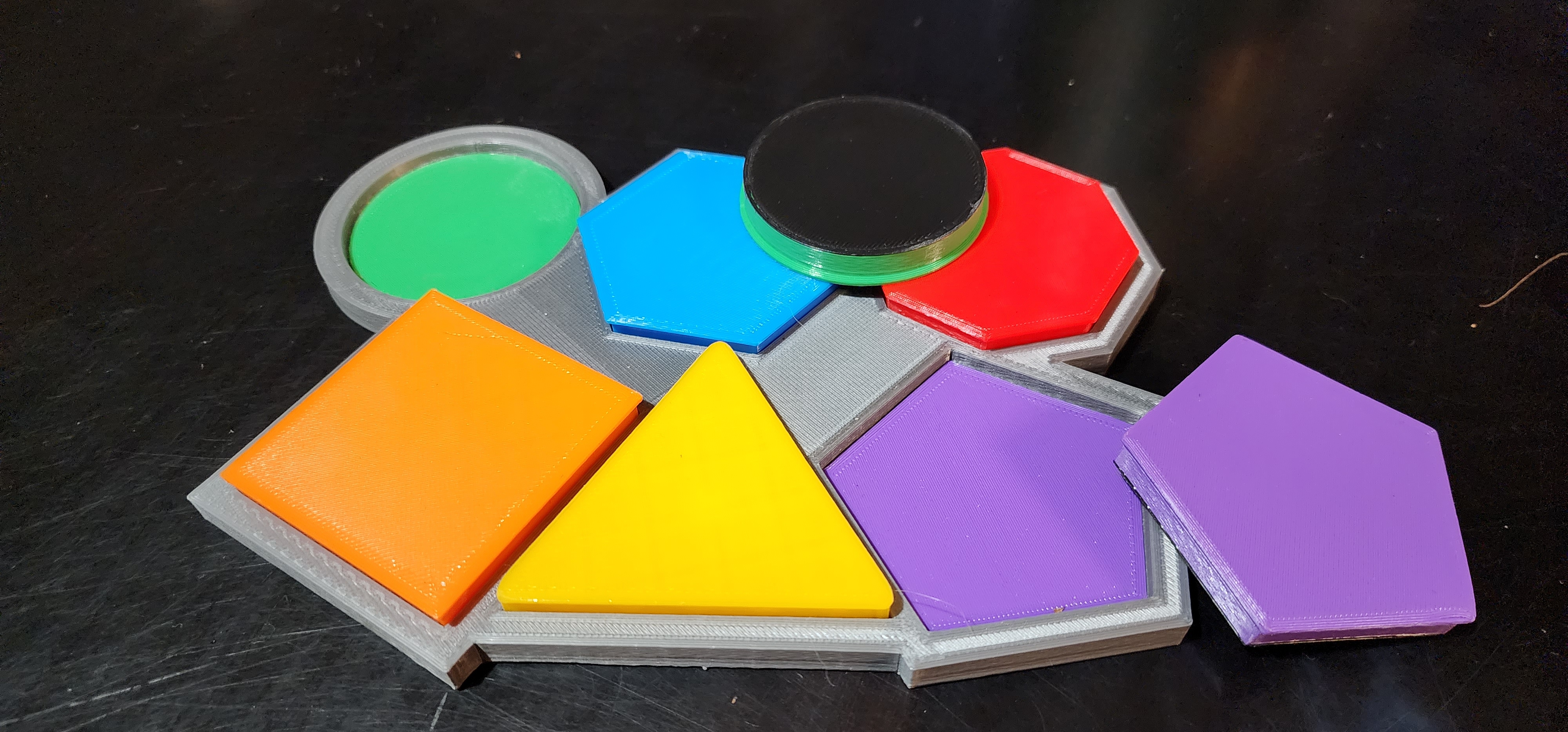 Kids Magnet shape / color toy puzzle