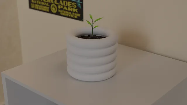 Minimalist Taurus Vase | w/ Drainage, No Supports