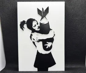 Banksy's Bomb Love - 2 Color w/filament change (1 at a time)