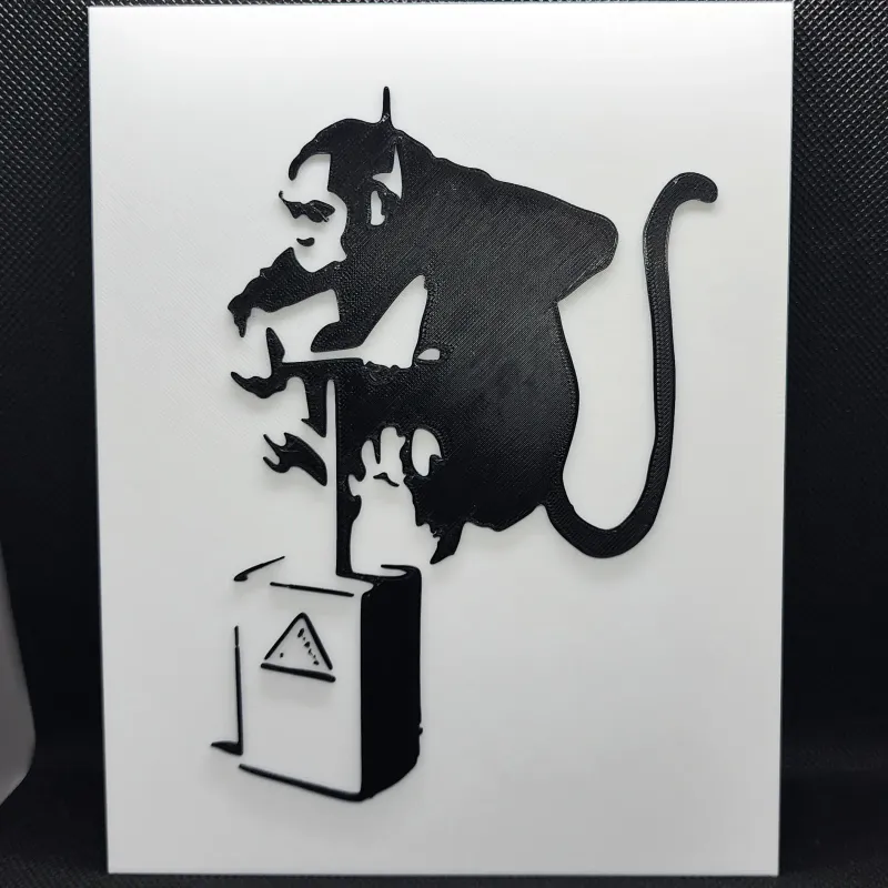 Banksy's Monkey Detonator - 2 Color w/filament change (1 at a time) by  Triple G Workshop | Download free STL model | Printables.com