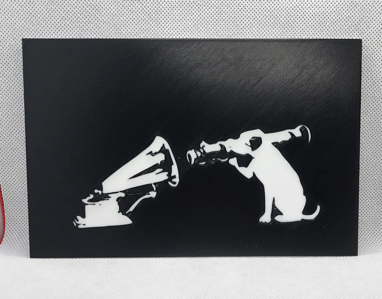 Banksy＇s HMV (His Master＇s Voice) - 2 Color w/filament change (1