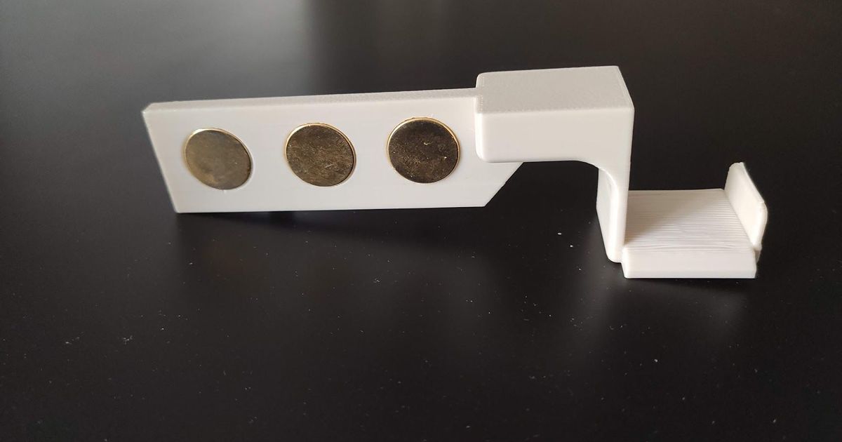 Headphone hanger with by Pepe Download free STL model