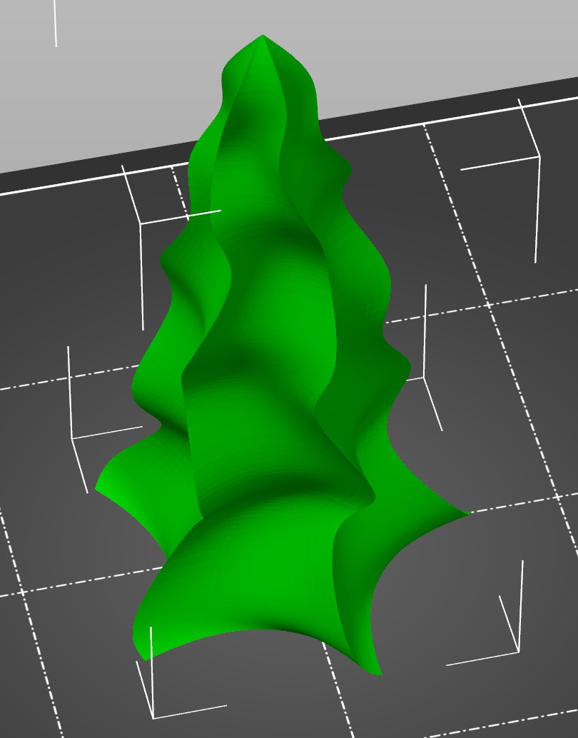 Simple christmas art tree vase mode