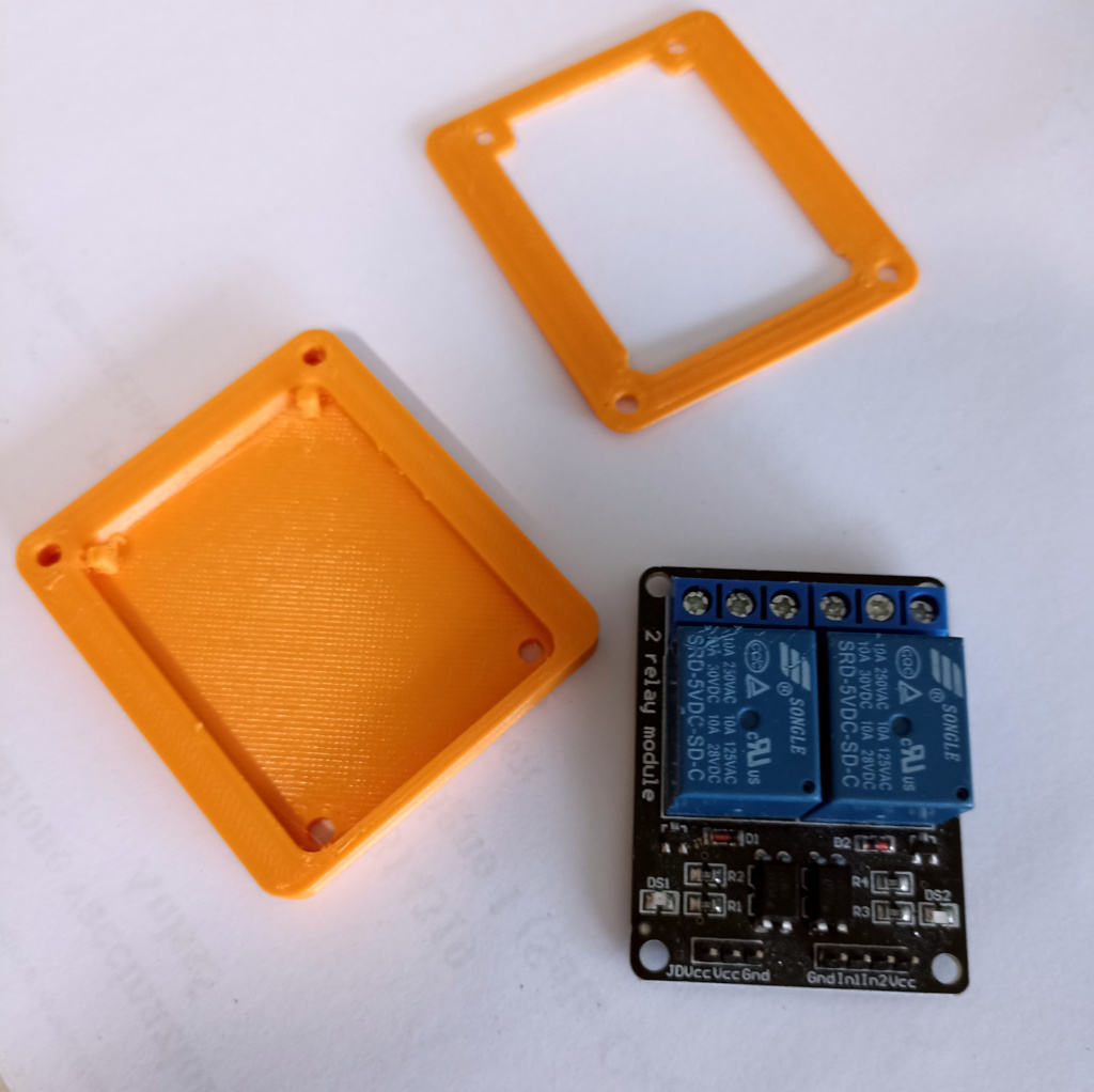 double relay module mount by jaco Download free STL model