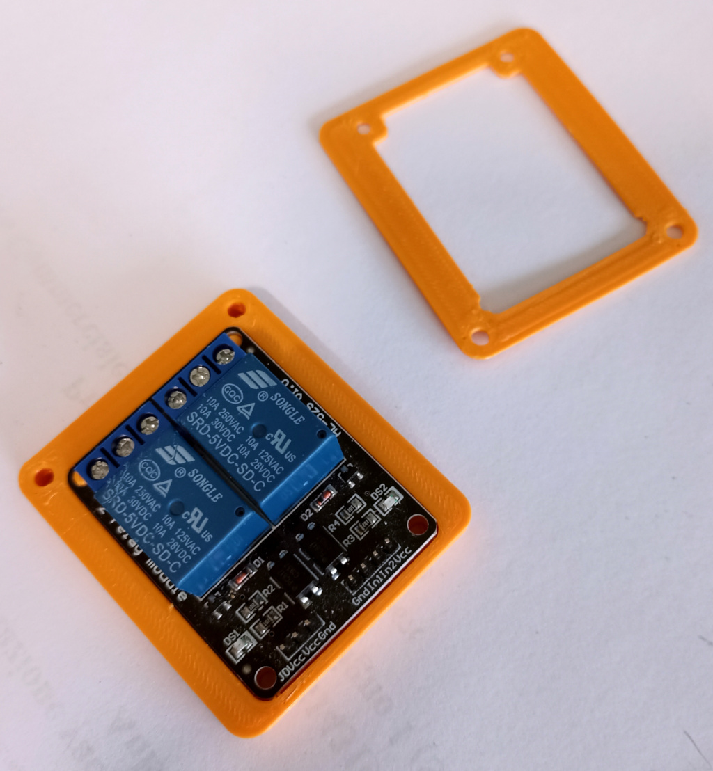 double relay module mount by jaco Download free STL model