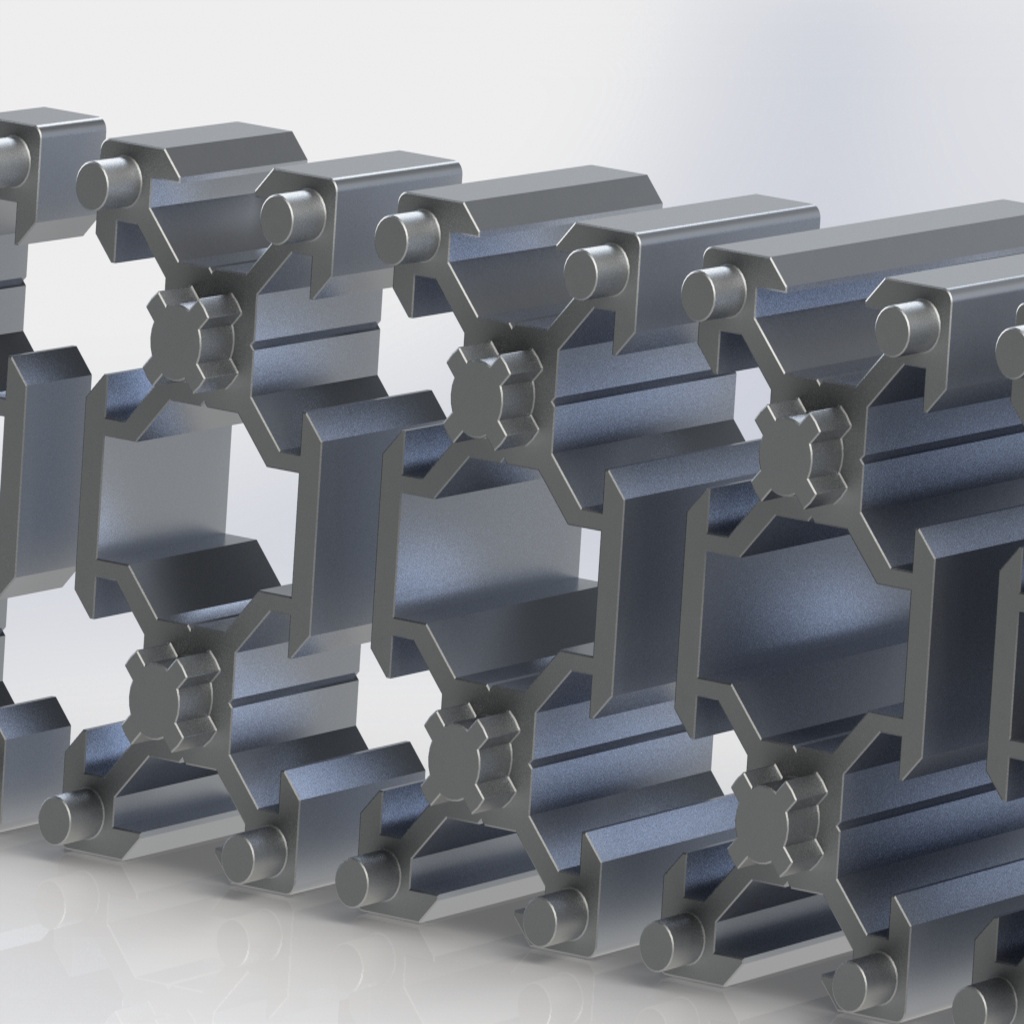 Aluminum T-slot 2040 Extruded Profile 20×40-6mm Length 300mm - Foto 6