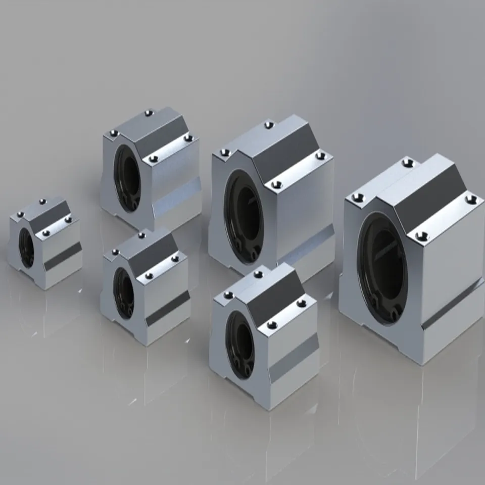 Blocchi cuscinetti lineari - Linear bearings block SCS6UU - SCS8UU -  SCS10UU - SCS12UU - SCS16UU - SCS20UU by Nanodesigner, Download free STL  model