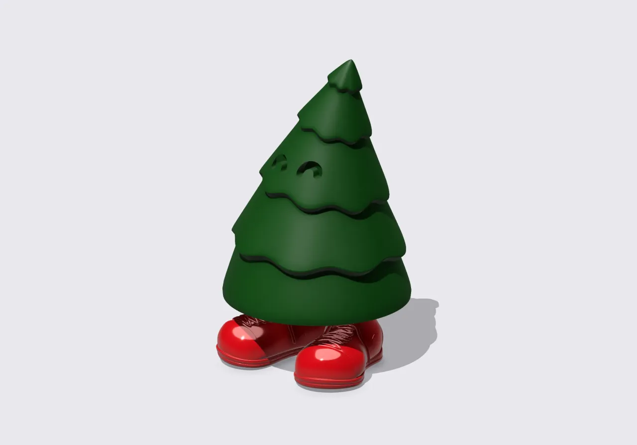 STL file Kawaii Christmas ornament 🎄・Model to download and 3D