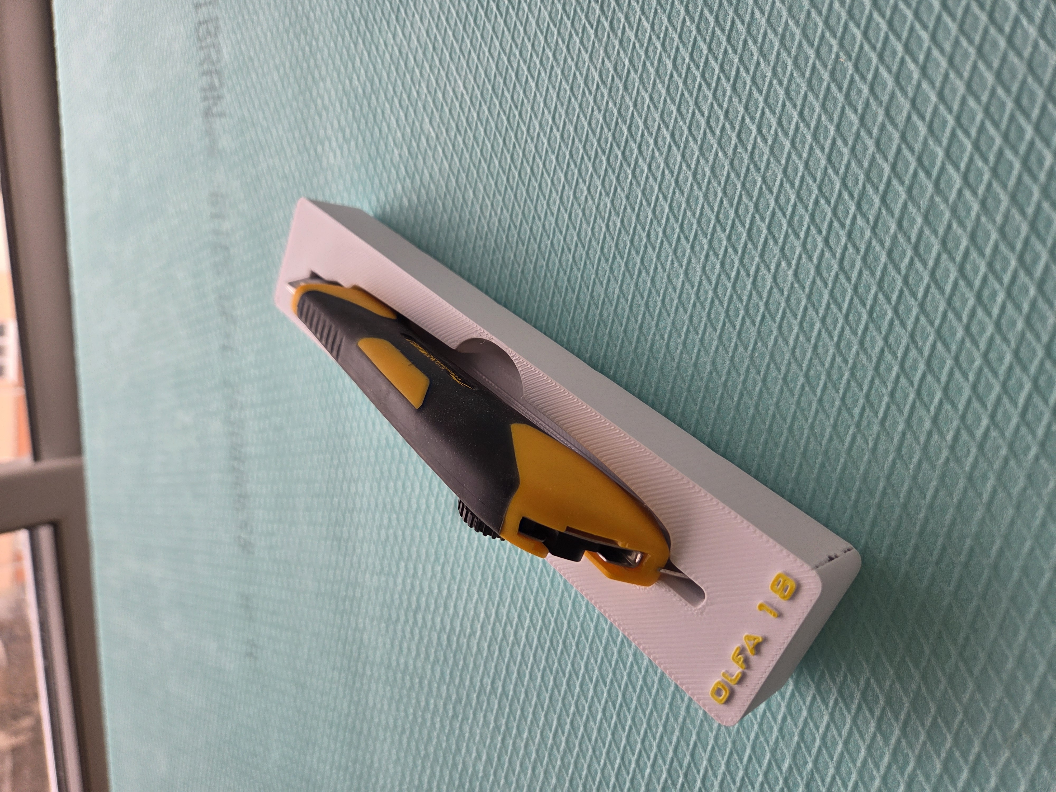 Gridfinity Olfa L-5 utility knife holder 3D model