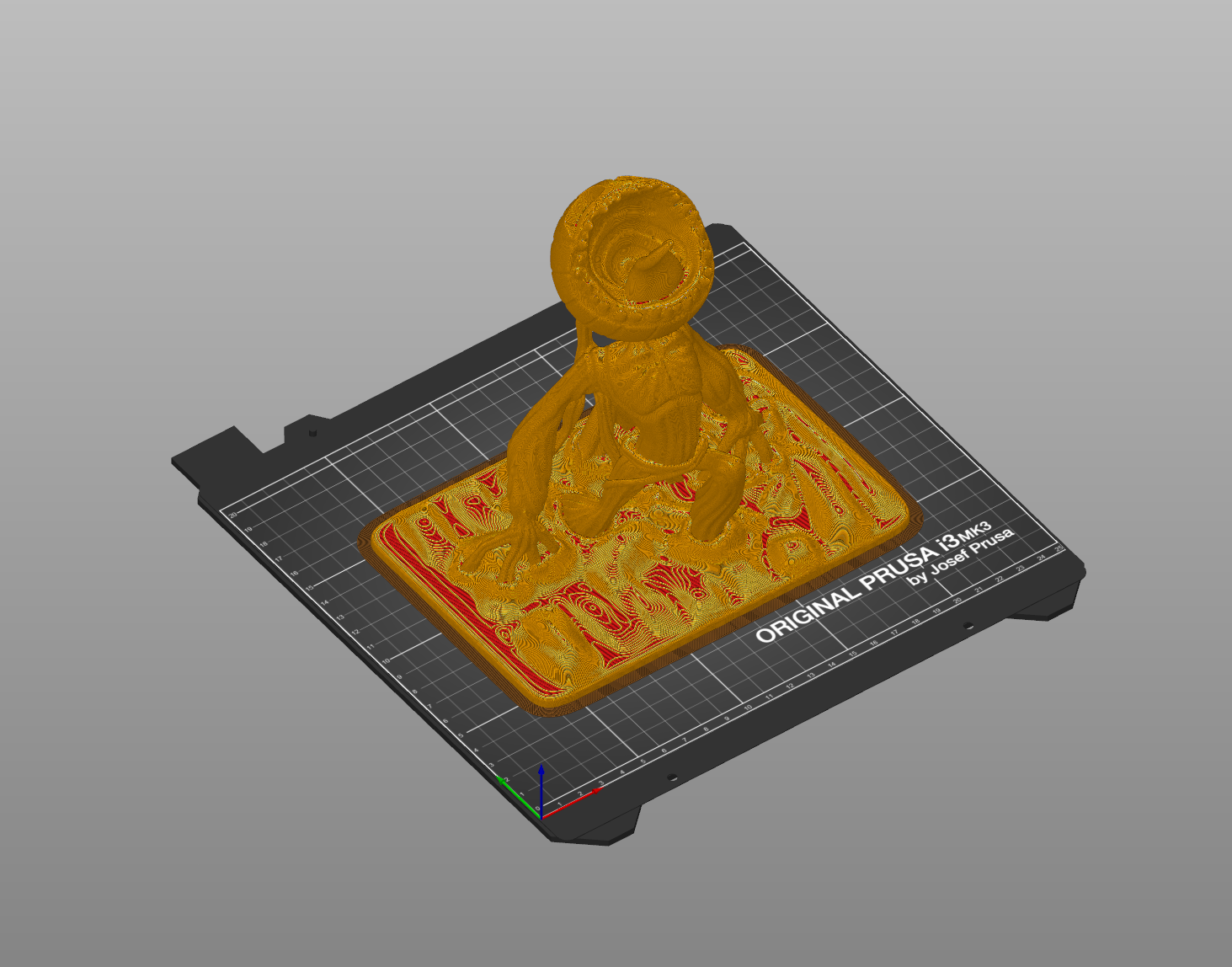 Miniatura 4 do modelo 3D Screaming Pumpkin