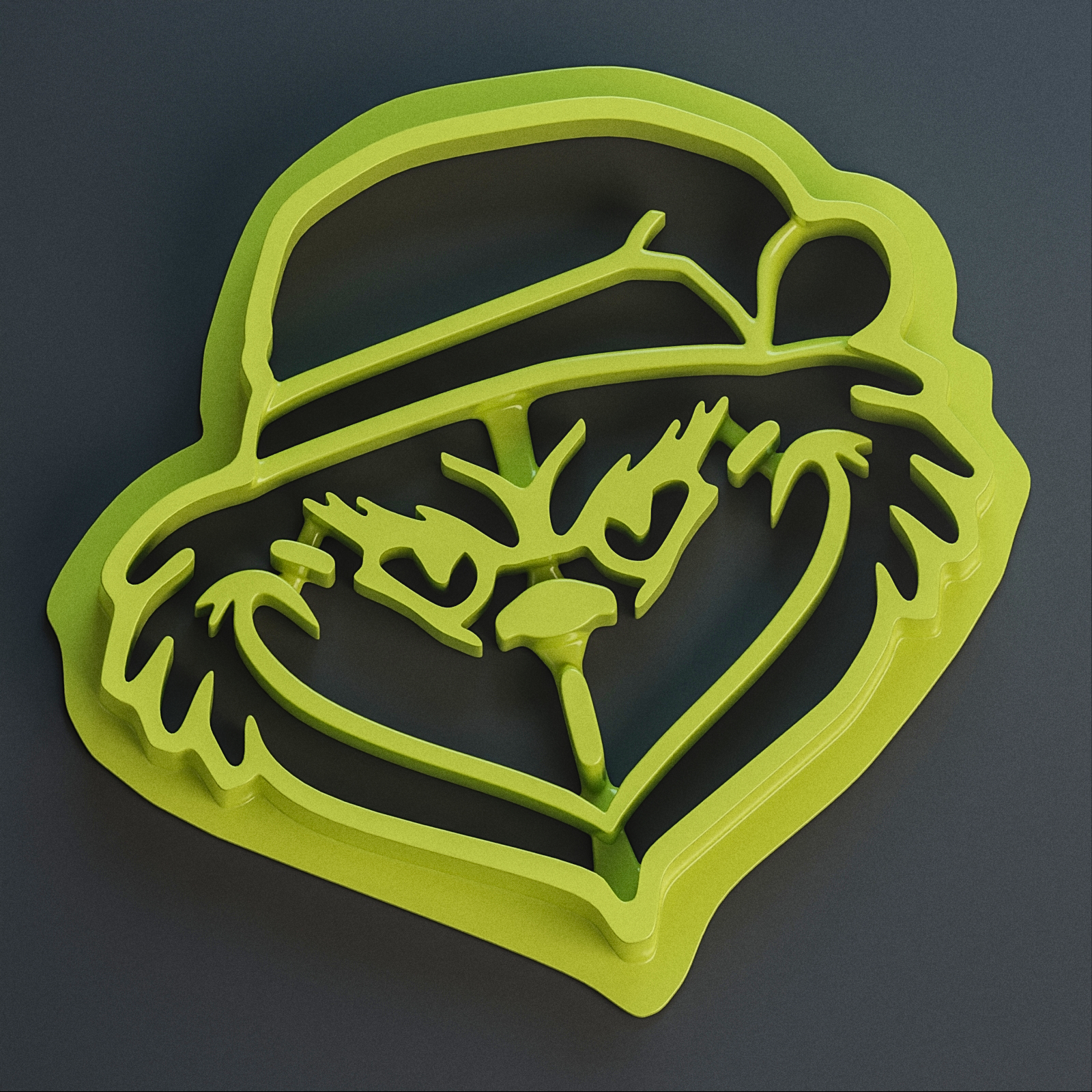 Christmas Grinch Cookie Cutter