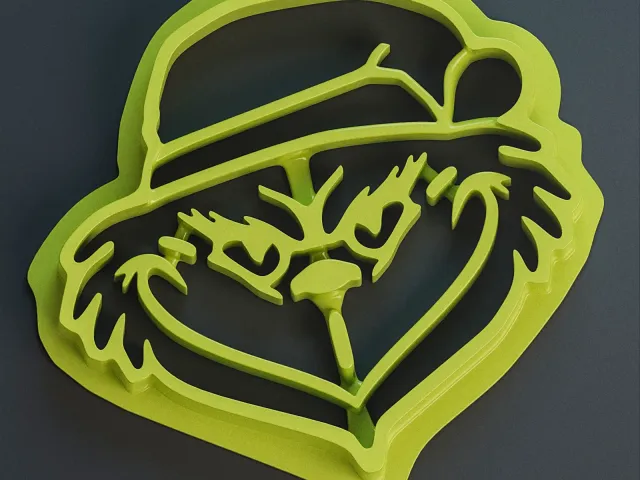 Christmas Grinch Cookie Cutter