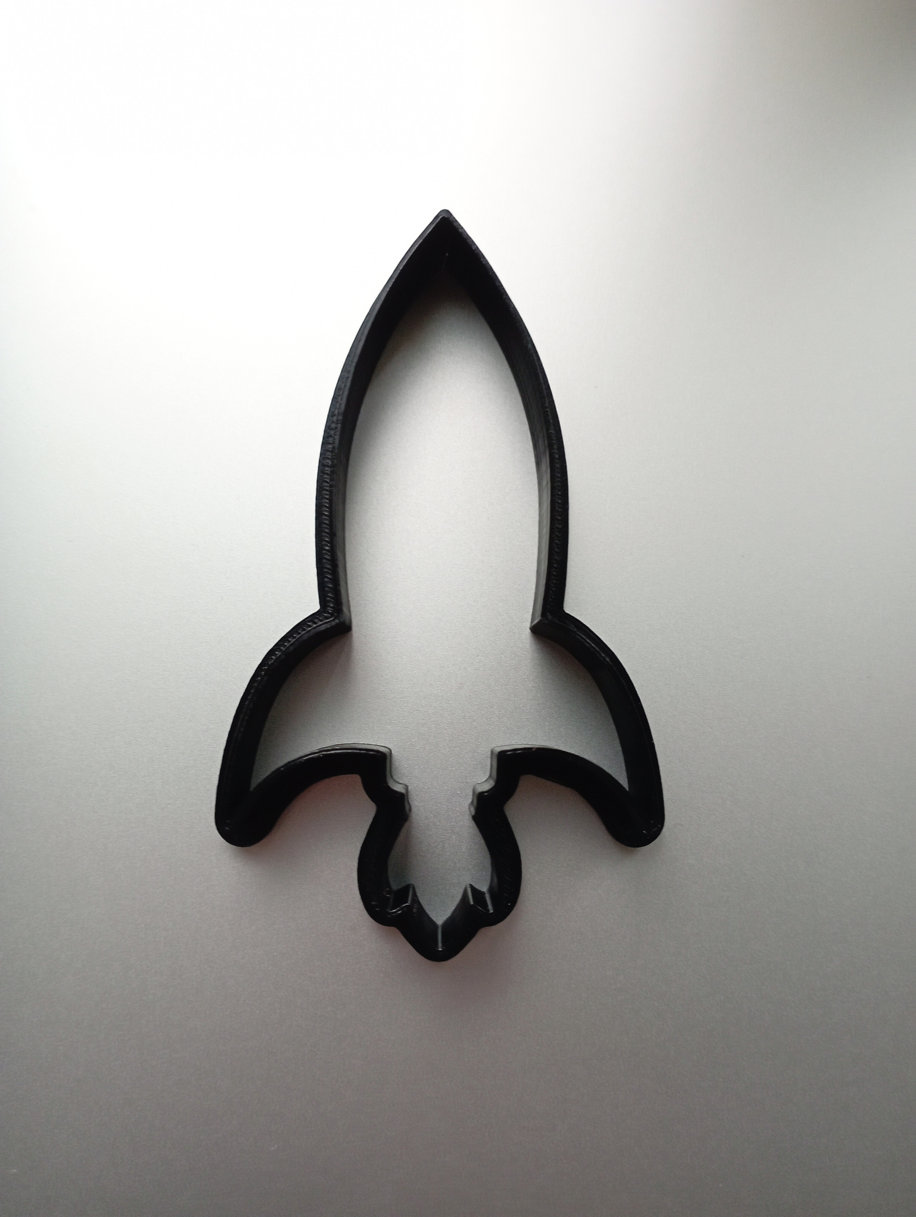 Rocket cookie cutter