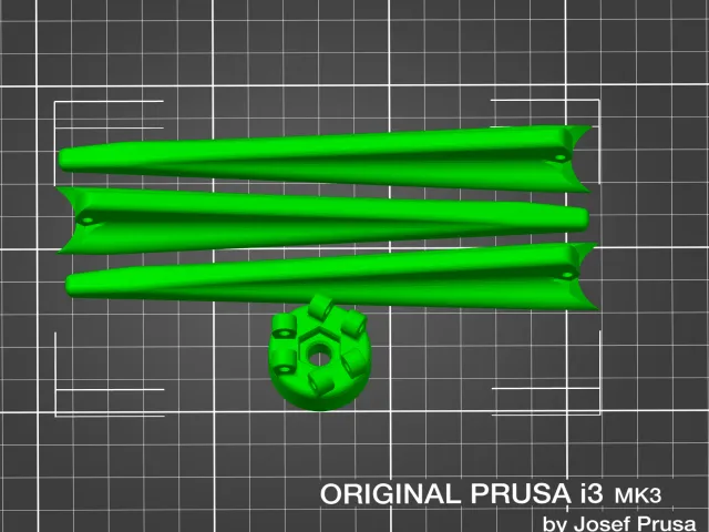 Tripod for 1/4-20 hex bolt - ready to print - remix