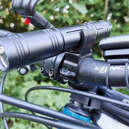 Mountain bike flashlight mount on sale