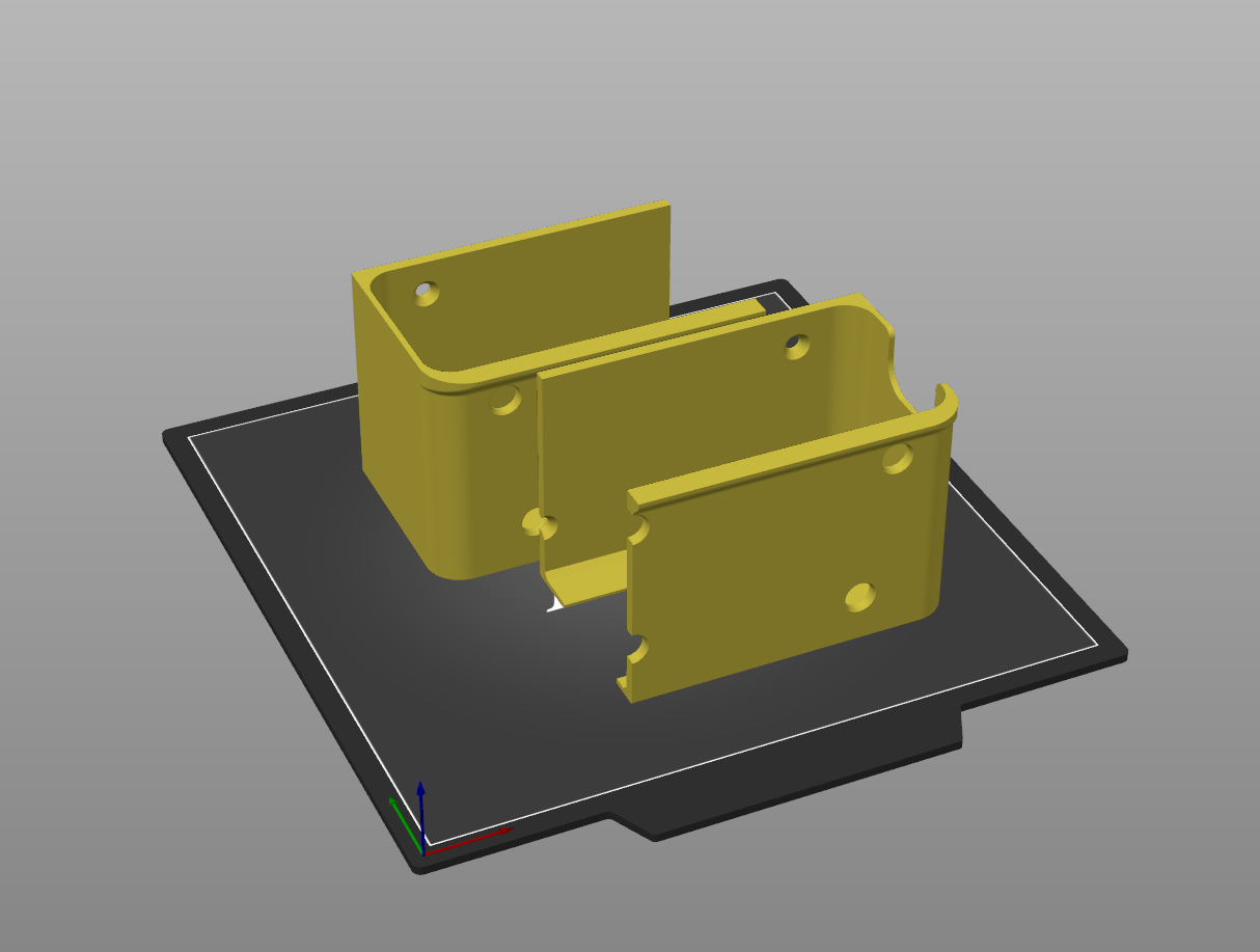 Logitech Z906 Control Unit under desk mount split
