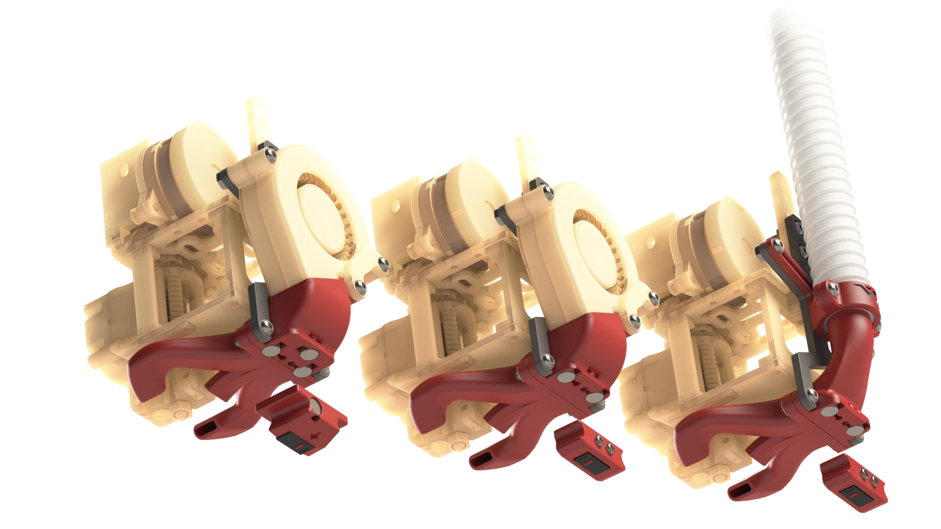 Contribution to the various VzBot fanduct systems in combination with the Klicky Probedi Jlas1 and Quickdraw systems of Annex