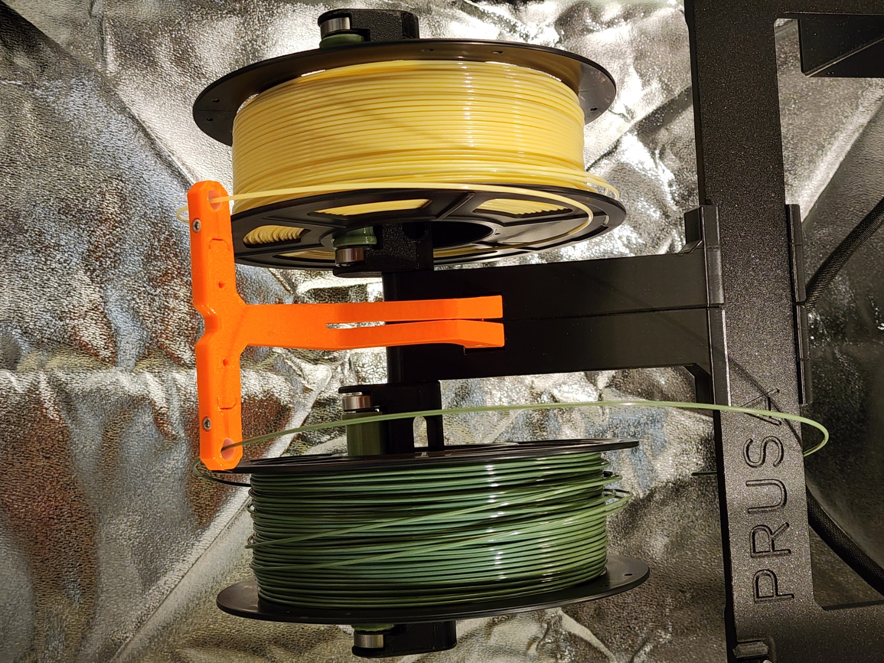 MK4S Dual Spool Holder with Bearings 3D model