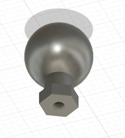 RAM Mount 1" Ball 5mm x .8 Internal Thread