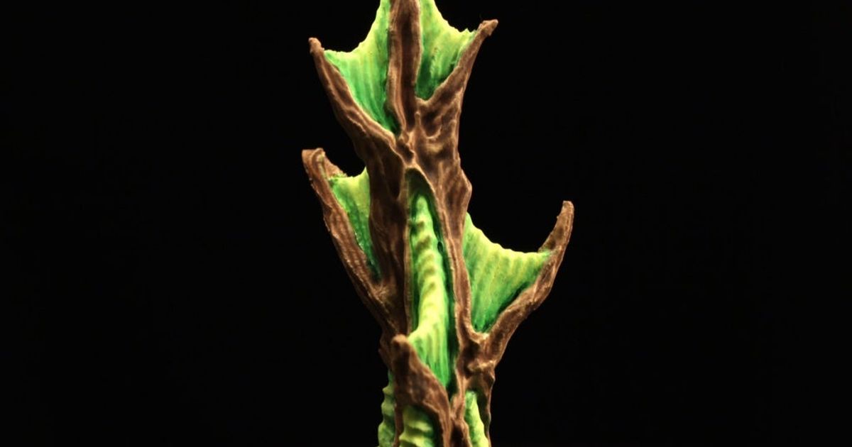 Tabletop plant: ＂Webbing Tree＂ (Alien Vegetation 17) by GrimGreeble ...