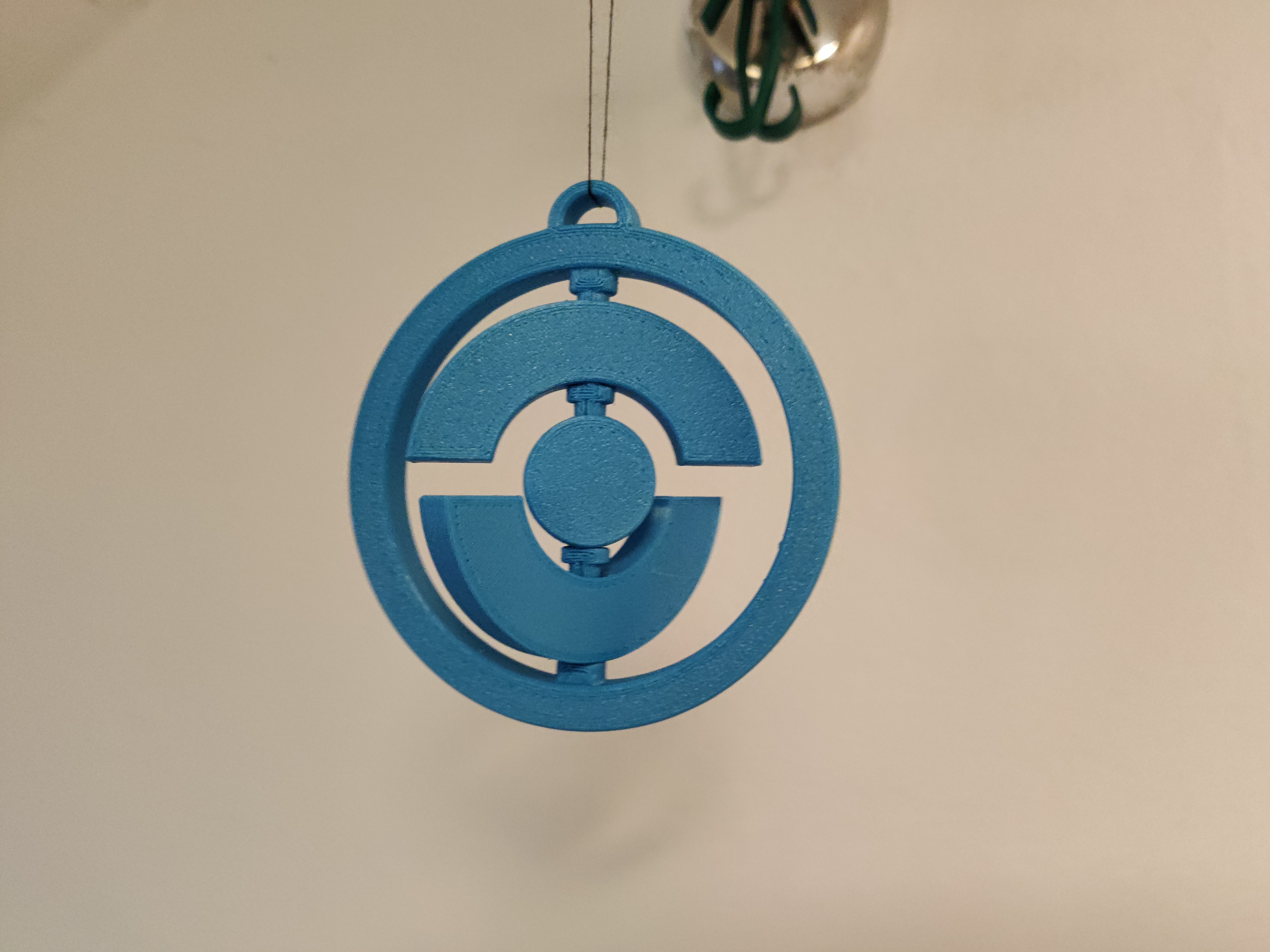 Pokestop print-in-place Christmas Tree Ornament
