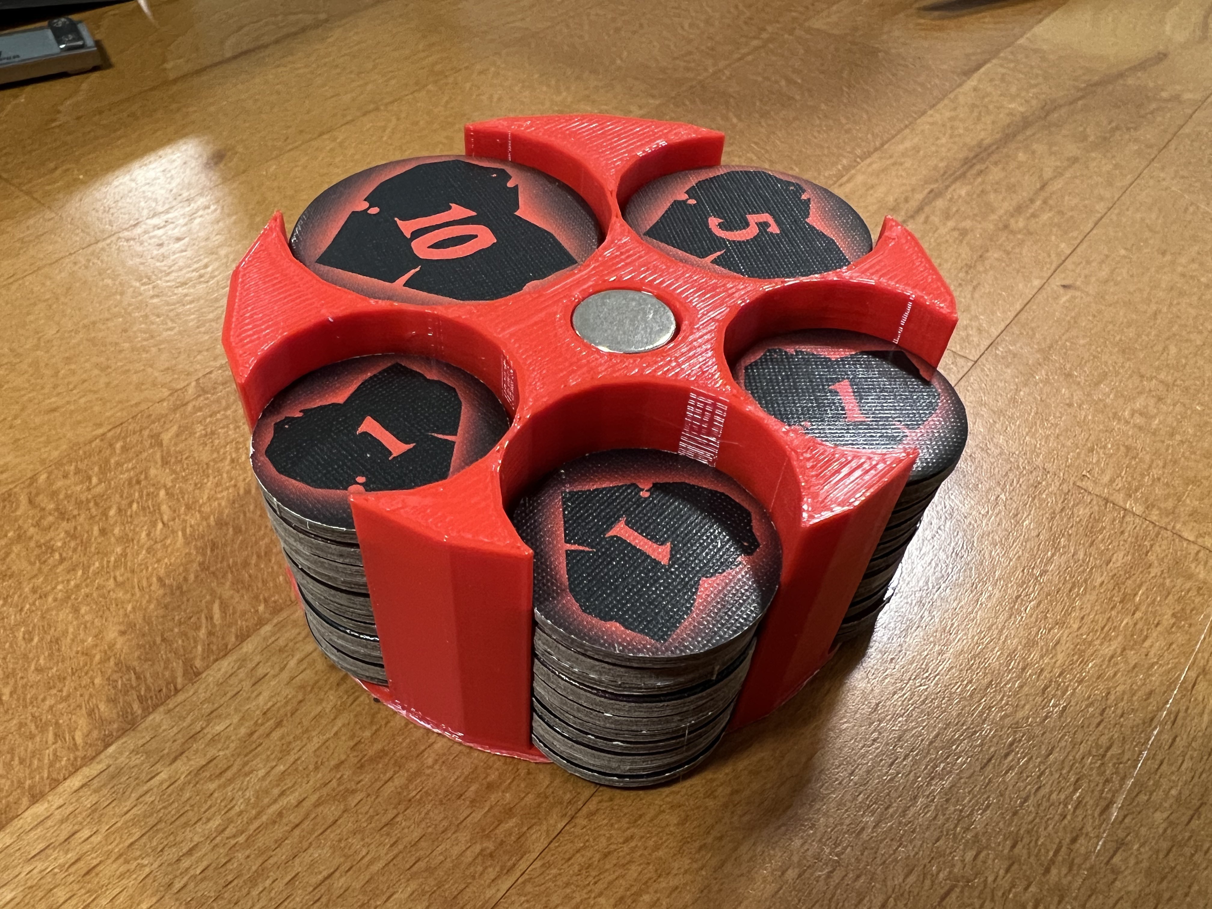 Darkest Dungeon TTG -  Wounds/HP tokens holder + lid