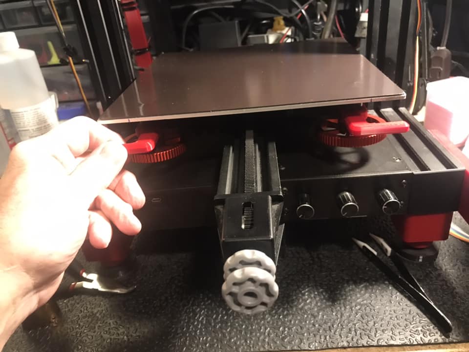 Ender 3 V2 locking bed knob for Silicon Springs