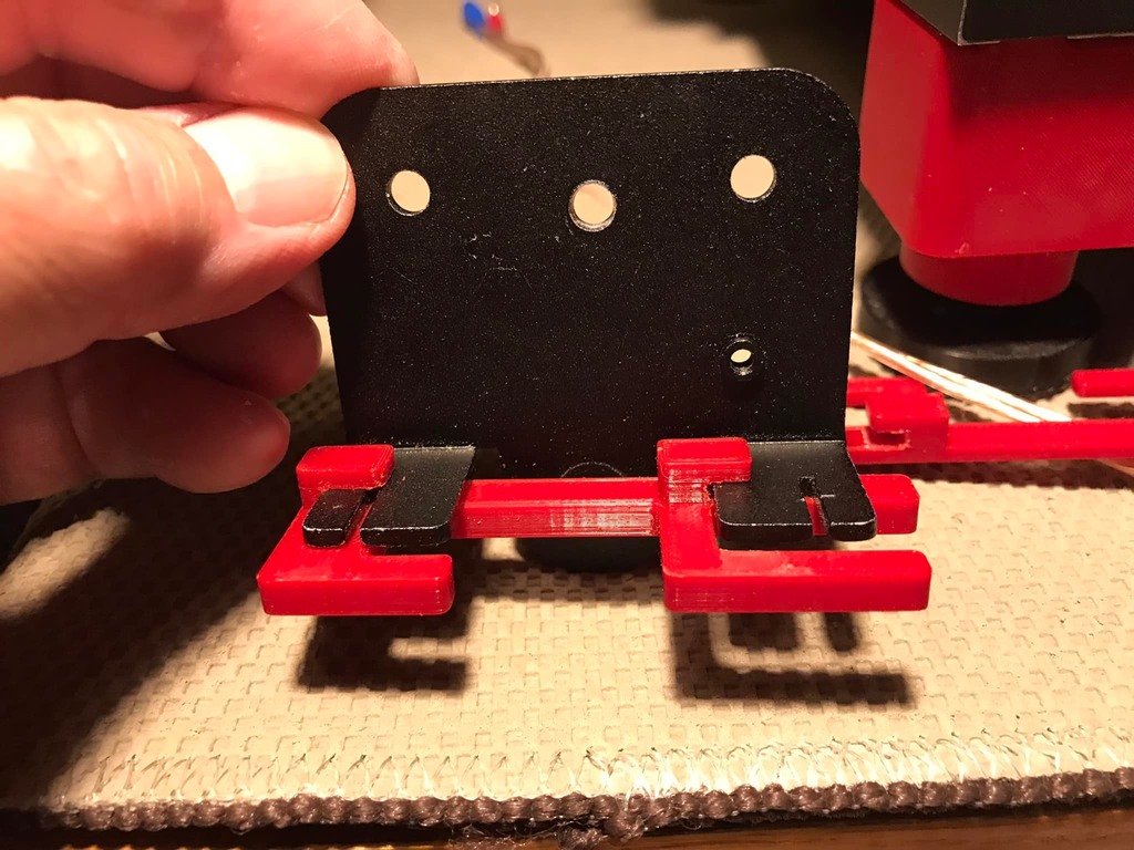 UniTak3D Rail X-axis Conversion Belt Fix with added LED Bar