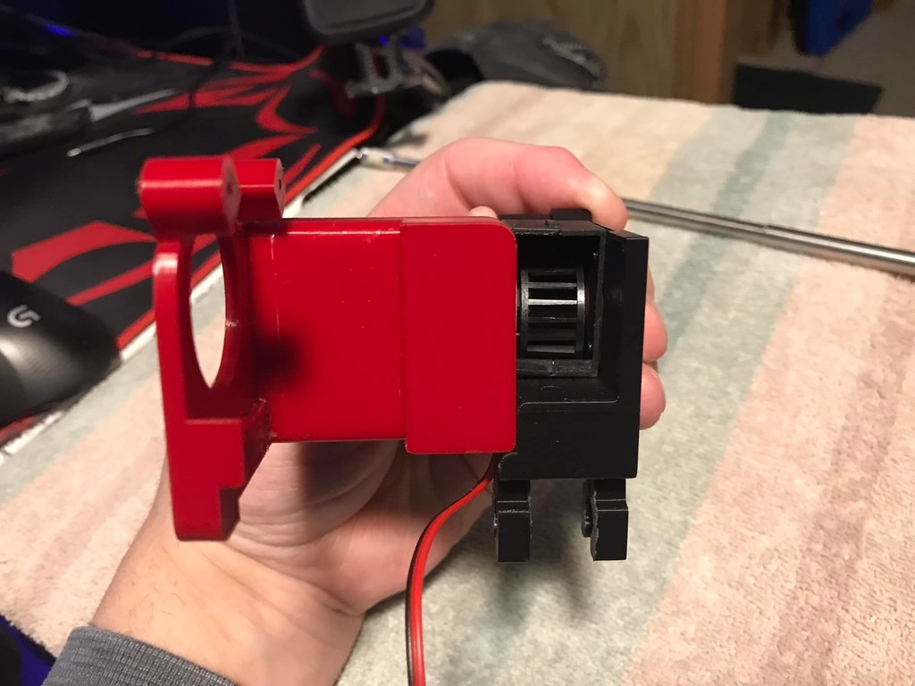 Radial Fan - Clip on - Mount for Ender 3 style X Carriage Stepper Motor ...