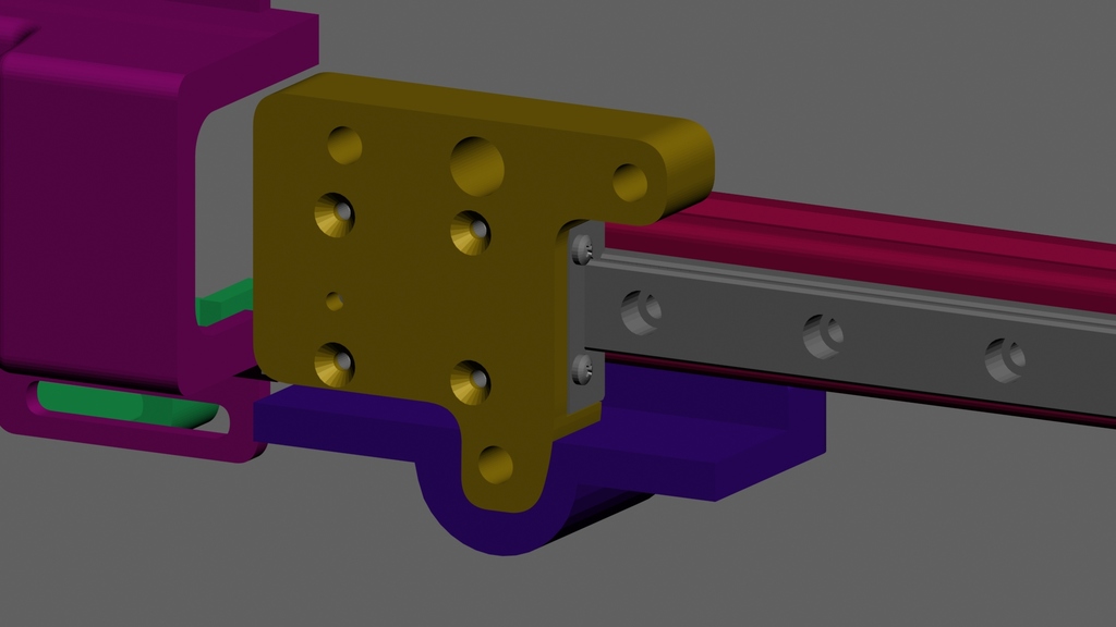 Voxelab Aquila X-axis Mgn12 Linear Rail Conversion- All Printable By 