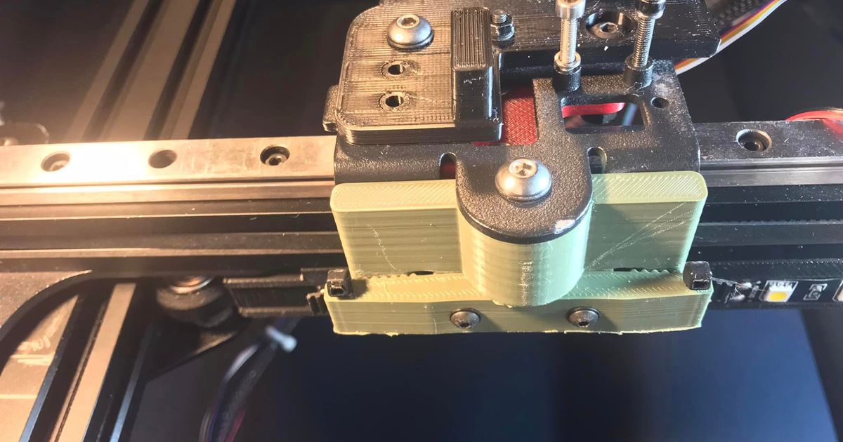 Voxelab Aquila XAxis MGN12 Linear Rail conversion All Printable by