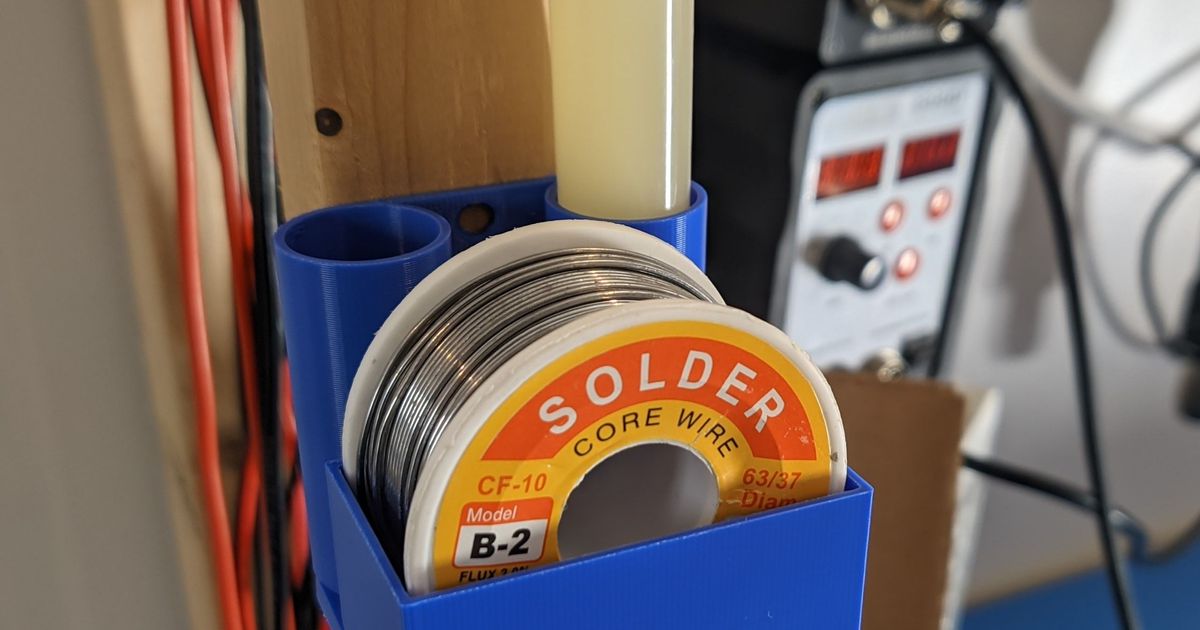 Soldering Caddy by pastrami4033 | Download free STL model | Printables.com