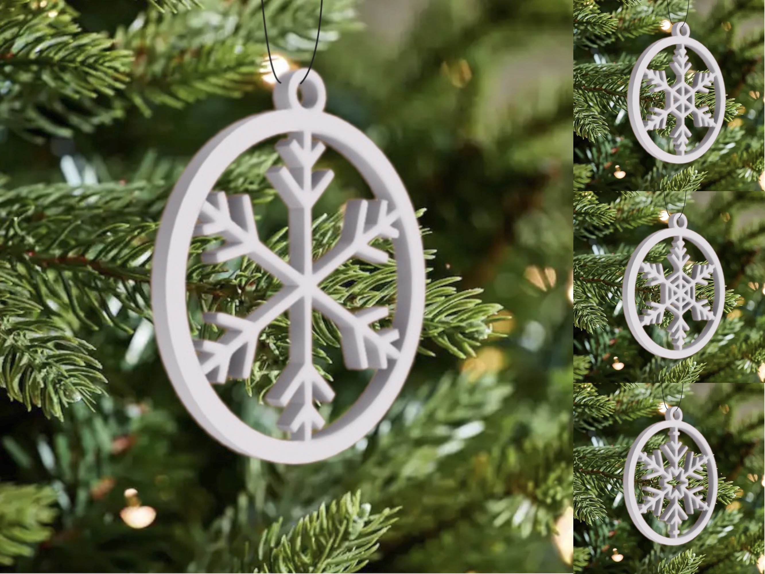 Christmas ball/ornament - snowflake5