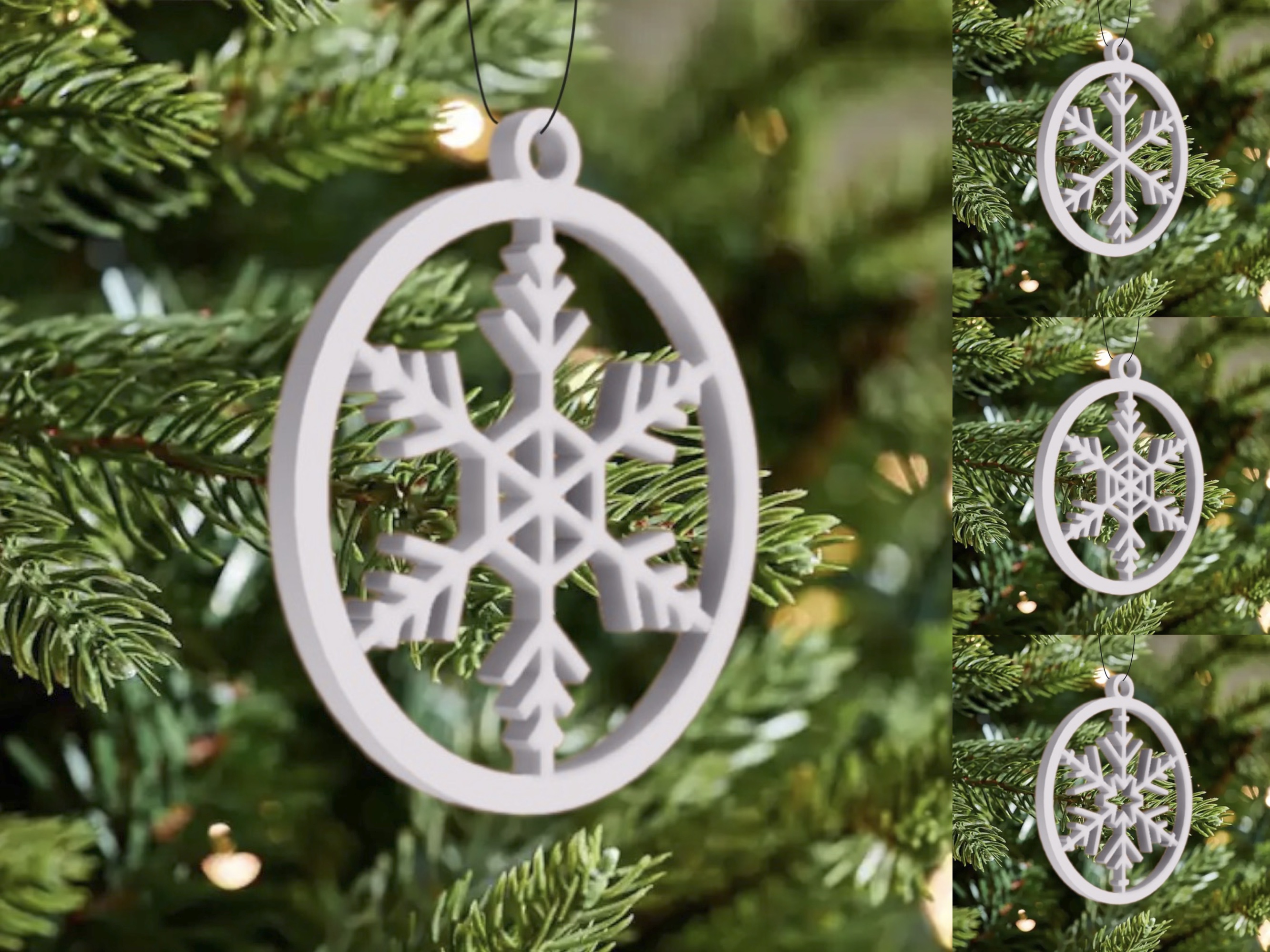 Christmas ball/ornament - snowflake6