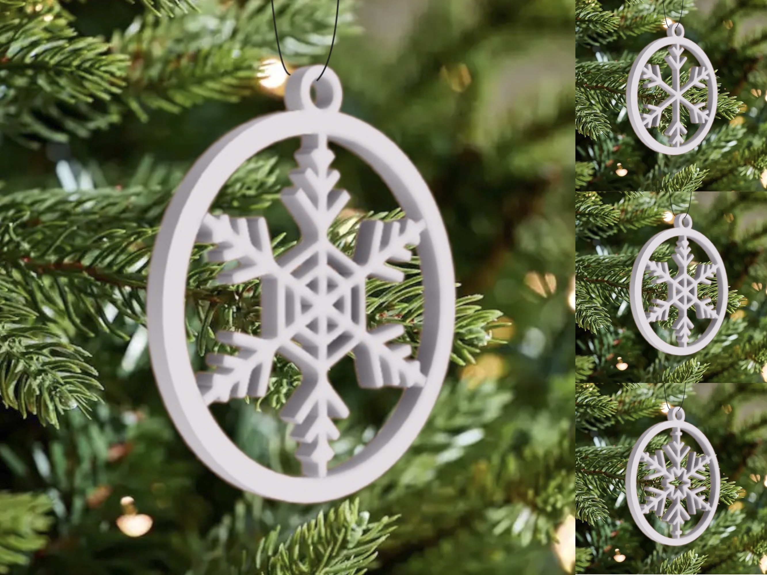 Christmas ball/ornament - snowflake7