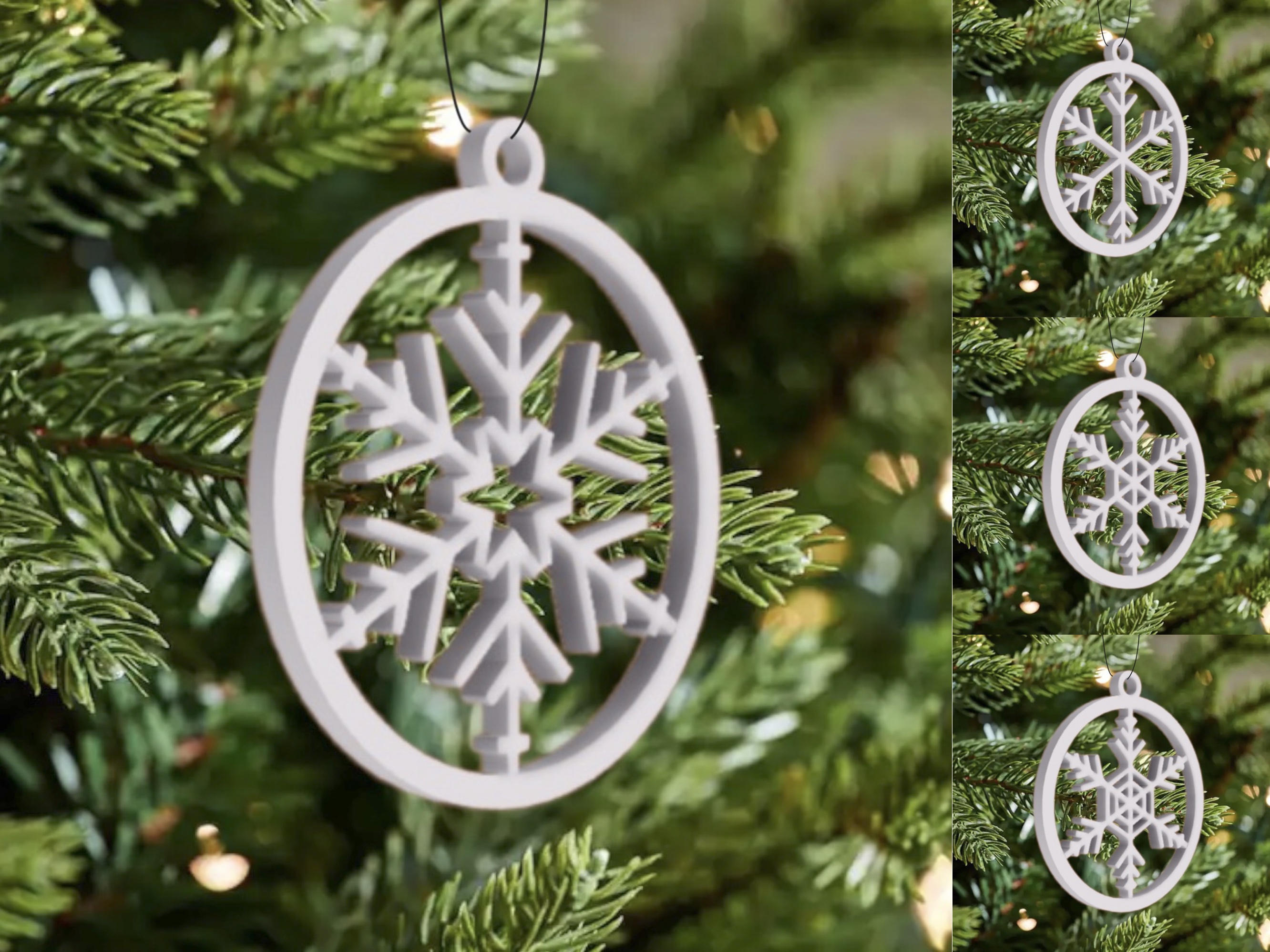 Christmas ball/ornament - snowflake8