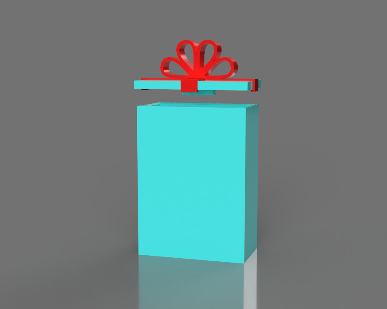 Gift Card Present Box No Glue Assembly by Spool Designs Download