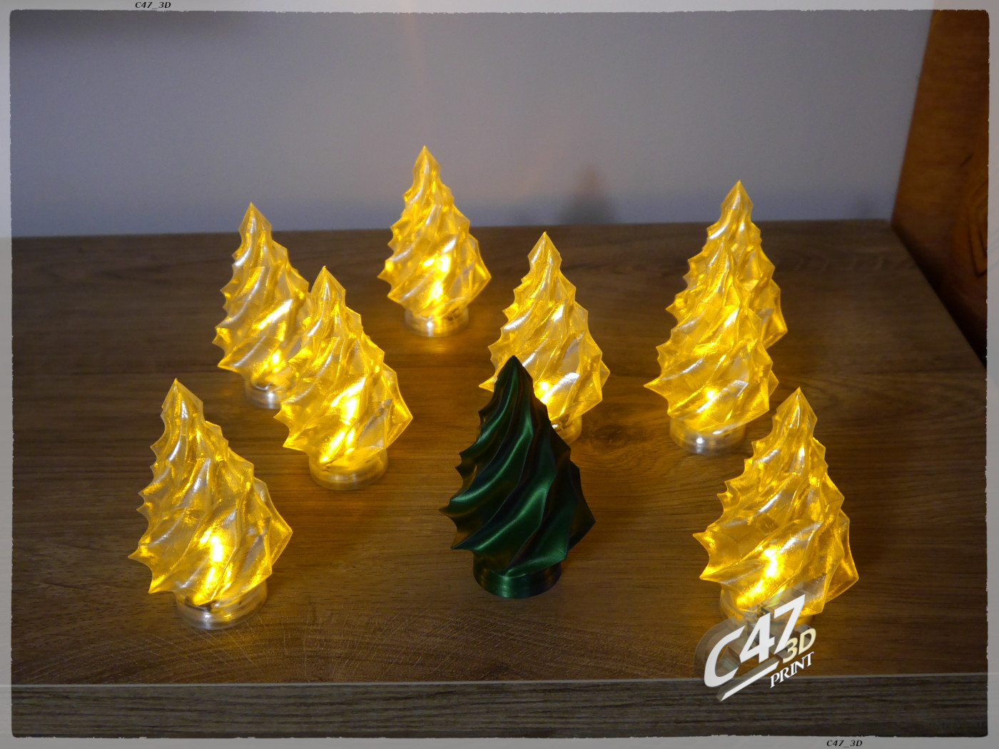 Evergreen Led candle - vase mode