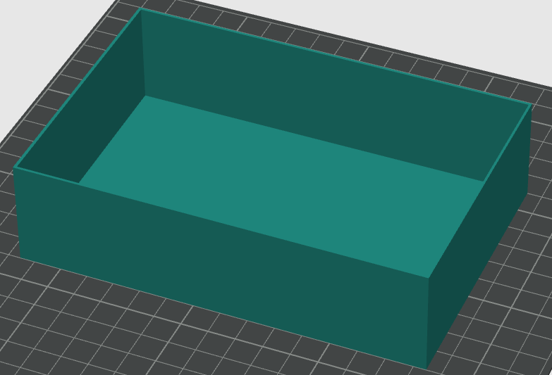storage box with no lid (FAST/EASY) 3D model