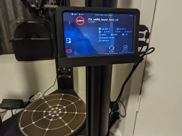 FLSun V400 Layer Calibration Test